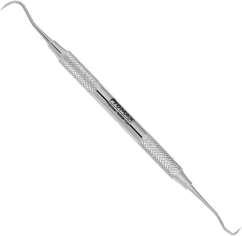 Professional Dental Tartar Scraper Tool - Double Ended Tartar Remover for Teeth, Dental Pick, Plaque Remover, Tooth Scraper - Added Tooth Cleaning at Home - 100% Surgical Stainless Steel-45-10127 (2) in Kuwait