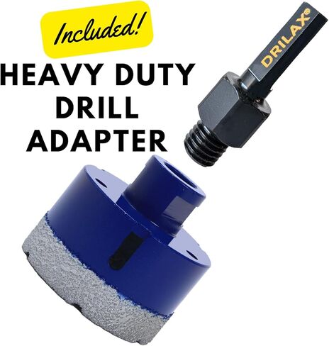 3 بوصة الماس الأساسية ثقب ثقب ثقب المنشار الخرسانة الرخام الجرانيت الكوارتز بورسلين كونترتوب بلاط السيراميك الطوب البراز مع 5/8 بوصة-11 خيط in Kuwait