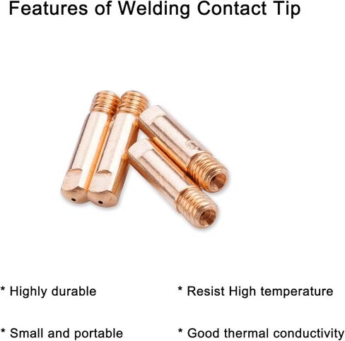 طرف اتصال للحام ميج، 0.03 انش، 30 قطعة، نحاسي in Kuwait