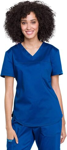 Cherokee Women V Neck Scrub Top with Operation Room Friendly Design and Chest Pocket WW657 in Saudi Arabia