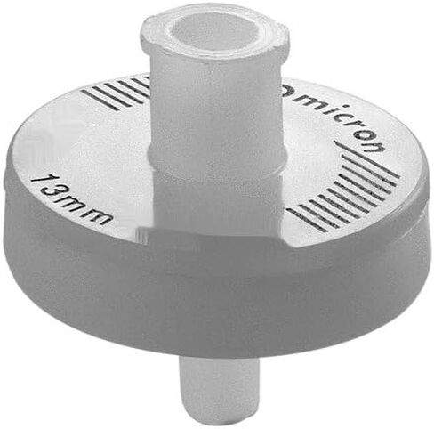 Omicron SFTF13RB PTFE(Hydrophobic) Chromatography Syringe Filter Non-sterile, 13mm, 0.2 Micron, (Pack of 100)(HPLC Certified)(Closely Similar to 6784-1302) in Kuwait