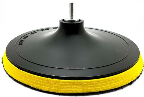 Pro-Graad 7" Hook and Loop Backing Plate for Sanding, Polishing Buffering Pads, Backer Pad with 5/8"-11 (5/8 inch TPI), 7 inch Backup Pad for Angle Grinder Drill Polisher Buffer – with Drill Adapter in Kuwait