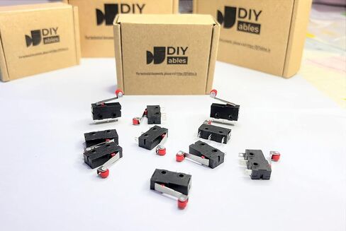 مفتاح حد DIYables لـ Arduino، ESP32، ESP8266، Raspberry Pi، 10 قطع، إغلاق مفتوح عادة، ذراع رافعة دوارة in Saudi Arabia