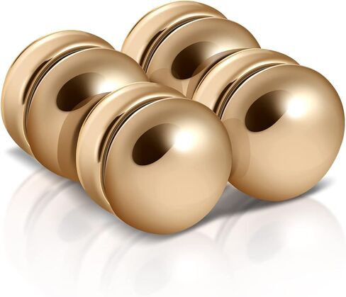 4 قطع مغناطيس للحجاب، دبابيس مغناطيس حجاب قوية، مغناطيس وشاح متعدد الاستخدام للنساء والفتيات والأطفال، مغناطيس وشاح للحجاب (ذهبي) in Kuwait