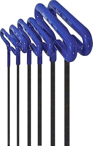 EKLIND 55166 Cushion Grip Hex T-Key allen wrench - 6pc set Metric MM sizes 2-6 (6In shaft) in Saudi Arabia