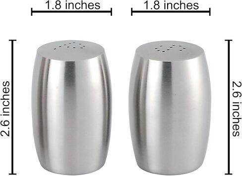 طقم شيكر من الفولاذ المقاوم للصدأ والملح والفلفل من اينوكس in Kuwait