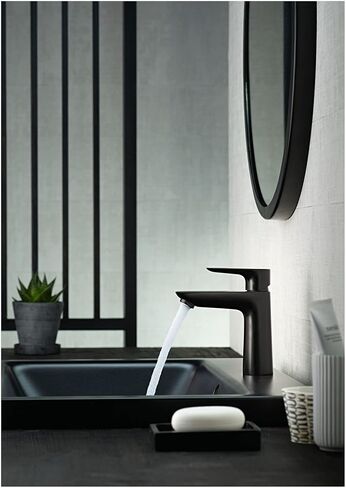 hansgrohe Talis E Modern Easy Install Easy Clean 1-Handle 1 6-inch Tall Bathroom Sink Faucet in Chrome, 71710001 in Saudi Arabia