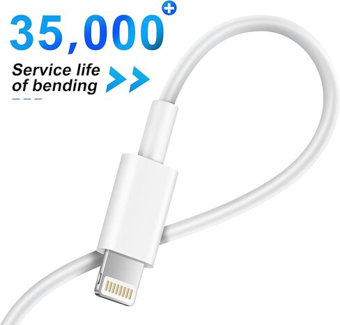 شاحن سريع Stufoggi USB C إلى Lightning بطول 6.6 قدم [معتمد من Apple MFi Cxertified]، 2 حزمة من سلك شحن Apple Type C إلى Lightning لهاتف iPhone 14 13 12 11 Mini/Pro Max/XS Max/XS/XR/iPhone 8/Plus in Kuwait