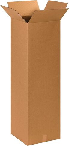 صناديق سريعة 15 × 15 × 48 صناديق من الورق المقوى المموج، بطول 15 بوصة طول × 15 بوصة عرض × 48 بوصة ارتفاع، عبوة مكونة من 10 | الشحن والتعبئة والنقل وصندوق تخزين للمنزل أو العمل، وصناديق كبيرة بالجملة قوية in Saudi Arabia