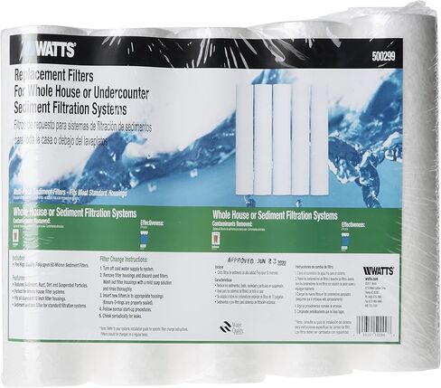 فلاتر بديلة WHOLE HOUSE FP بريميوم من شركة wts عبوة من 5 قطع in Kuwait