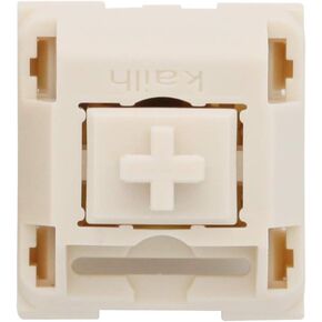 NovelKeys x Kailh Cream Switch 4pin RGB SMD Linear 55g Force 5pin mx Switch for Backlit Mechanical Keyboard 50m (Cream Switch x70)