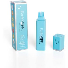 TeethRefreshers Reusable Travel Toothbrush + Toothpaste - Peppermint I Natural - All-in-One I Maintains Teeth Whitening I Removes Wine Stains I As Seen on Shark Tank! in Saudi Arabia
