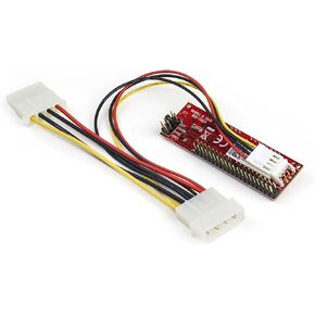 StarTech 40-Pin IDE to 2.5in SATA HDD/SSD/ODD Converter, TAA (IDE2SAT2) | PATA to SATA hard and optical drive adapter, Supports 2.5in/3.5in/5.25in drives, ODD support, SATA I/II/III, IDE/ATA 133 in Kuwait