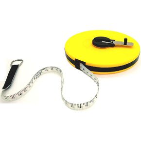 Sport Art 30M tape measure Soft fiber tape Leather tape Leather tape ruler， Hand cranked tape measure Construction site measuring ruler in Saudi Arabia