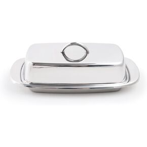 Fox Run Stainless Steel Double Covered Butter Dish in Saudi Arabia