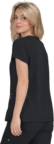 KOI Betsey Johnson 3-Pocket V-Neck Freesia Scrub Top for Women in Kuwait