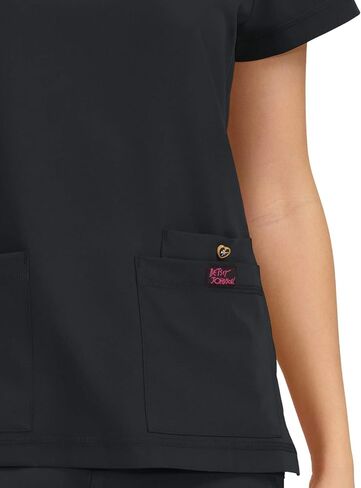KOI Betsey Johnson 3-Pocket V-Neck Freesia Scrub Top for Women in Kuwait