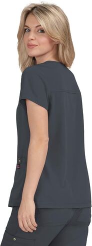 KOI Betsey Johnson 3-Pocket V-Neck Freesia Scrub Top for Women in Kuwait