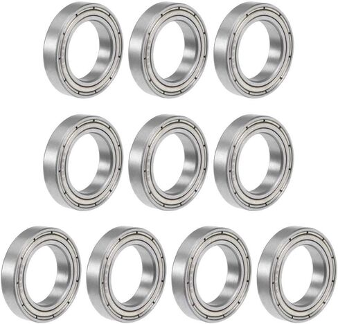 Pnzxi 10 قطعة 6802ZZ 15x24x5 مللي متر 6802Z 6802 الكرات الأخدود العميق منخفضة الضوضاء مزدوجة محمية تحمل الصلب in Kuwait
