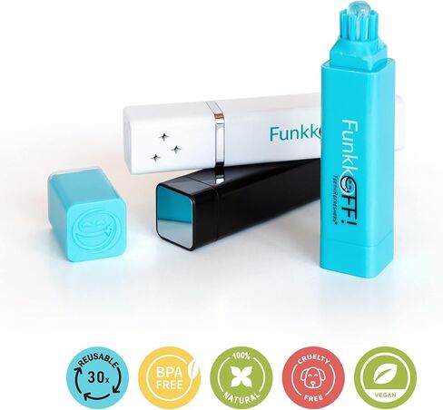 TeethRefreshers Reusable Travel Toothbrush + Toothpaste - Peppermint I Natural - All-in-One I Maintains Teeth Whitening I Removes Wine Stains I As Seen on Shark Tank! in Saudi Arabia