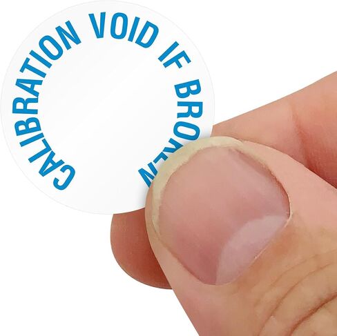 سمارت ساين ملصقات "Calibration Void If Broken"، عبوة من 250 ملصق قابل للتلف في صندوق التوزيع | ملصقات فينيل لاصقة 0.75 انش × 0.75 انش in Saudi Arabia