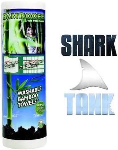 Bambooee Paper Towel Replacement 30-Sheet Roll, As Seen on SharkTank, We plant a tree with everyroll sold in Saudi Arabia