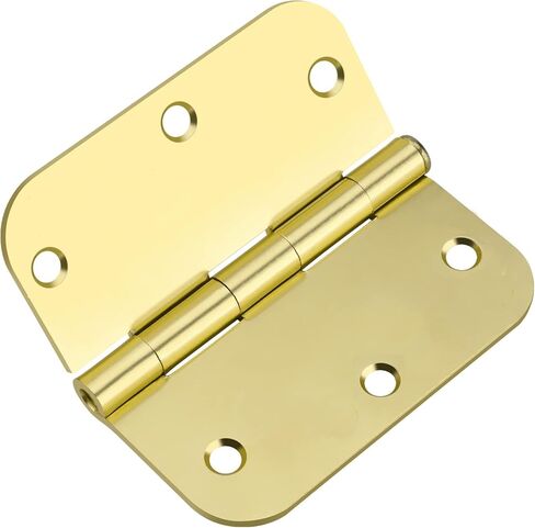 18 Pack Haliwu/Door Hinges Brushed Nickel, 3-1/2 in Door Hinges, Interior Door Hinges 1/4'' Radius Rounded Corner Hinges in Saudi Arabia
