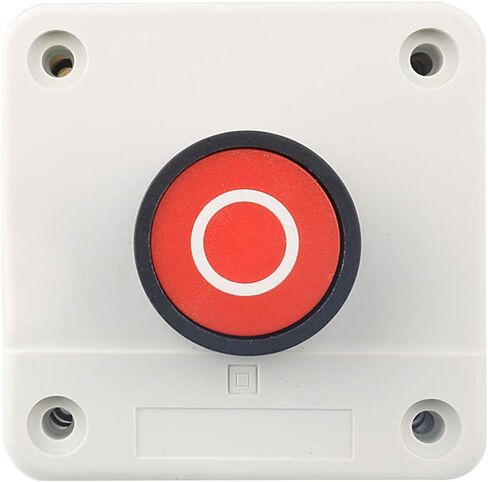 محطة تبديل زر الضغط Nxtop مؤقتة NC باللون الأحمر، 400 فولت 10 أمبير/6 أمبير in Kuwait