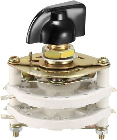 uxcell 2P6T 2 Pole 6 Position 2 Deck Band Channel Rotary Switch Selector in Saudi Arabia