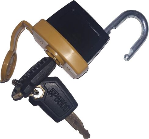 HVACSTAR Padlock 246-2641 2462641 & Key 5P8500 for Caterpillar 725 730 735 740 D250E D300E 730 740 AP-1000D AP-1050B 385C 5080 5090B G3508 G3512 G3516 3406C 3412 3508 3508B 3512 3512B in Saudi Arabia