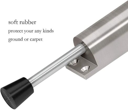 2 Pack Kickdown Door Stop, CertBuy Stainless Steel Easy Step Door Stopper Spring Loaded Telescopic Door Stopper, Adjustable Door Locks Holder Stop/Release by Foot in Saudi Arabia