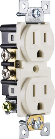 GE 44045 Electrical outlets, 5 Pack, Light Almond, 5 Count in Saudi Arabia