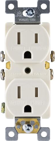 GE 44045 Electrical outlets, 5 Pack, Light Almond, 5 Count in Saudi Arabia