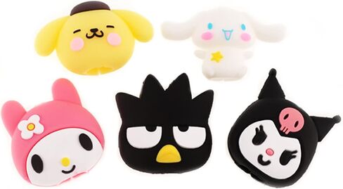 Axanbox Data/Charging/Lightning Cable Protector Saver Chewers 3D Cartoon Animal Cute Cord Protector USB Cable Saver Phone Charger Cable Sleeve Cable Wire Wrap Protector (MLD-5PCS) in Kuwait