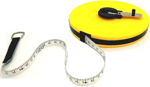 Sport Art 30M tape measure Soft fiber tape Leather tape Leather tape ruler， Hand cranked tape measure Construction site measuring ruler in Saudi Arabia