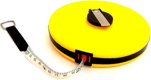 Sport Art 30M tape measure Soft fiber tape Leather tape Leather tape ruler， Hand cranked tape measure Construction site measuring ruler in Saudi Arabia