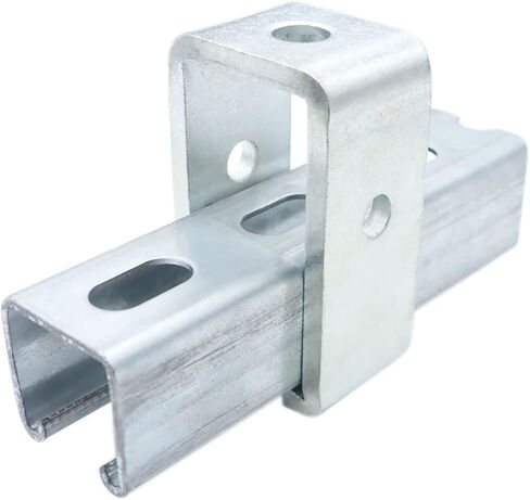 شماعة مسار عربة تبختر، دعامة تعليق مسار دعم متوسط ​​لجميع قنوات تبختر 1-5/8 بوصة، دعامة دعم النجار بسعة تحميل فائقة (4 عبوات) in Kuwait