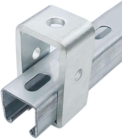 شماعة مسار عربة تبختر، دعامة تعليق مسار دعم متوسط ​​لجميع قنوات تبختر 1-5/8 بوصة، دعامة دعم النجار بسعة تحميل فائقة (4 عبوات) in Kuwait