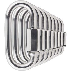 وصلات سلسلة ربط سريعة من الستانلس ستيل مقاس 5/16 انش من 8 قطع، حلقة تثبيت على شكل حرف D M8 بسعة 1200 باوند، وصلة سريعة شديدة التحمل لحلقة التثبيت والتخييم والارجوحة والمعدات الخارجية in Kuwait