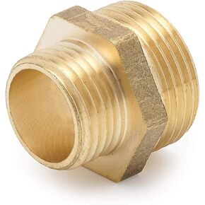 محول تركيب الانابيب 1/2 انش ذكر × 3/4 انش ذكر من النحاس الملولب تركيب ان بي تي in Kuwait