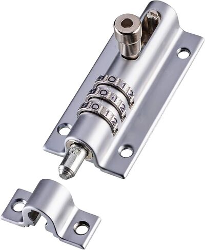 قفل باب Squire Combi Bolt (COMBI3) - مسمار قفل مجموعة 3 عجلات - جسم مصبوب مقاوم للطقس - مسمار منزلق مقاوم للتلاعب - قفل بوابة أمان عالي للمنزل والجراجات (أزرق داكن، 92 مم) in Saudi Arabia
