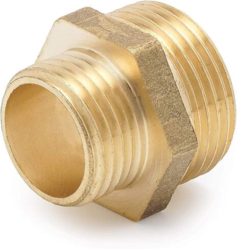 محول تركيب الانابيب 1/2 انش ذكر × 3/4 انش ذكر من النحاس الملولب تركيب ان بي تي in Kuwait