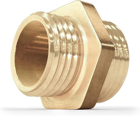 محول تركيب الانابيب 1/2 انش ذكر × 3/4 انش ذكر من النحاس الملولب تركيب ان بي تي in Kuwait