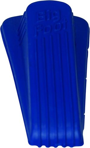 إسفين باب باب ذو أقدام كبيرة من ماستر مانيوفكتشرينغ، سدادة باب مطاطية كبيرة مضادة للانزلاق، سجادة متطابقة أو لون الأرضية، صنع في الولايات المتحدة الأمريكية، أزرق in Kuwait