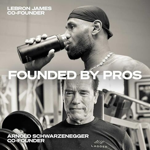 LADDER Sport Insulated Shaker Bottle, 21 oz Stainless Steel Metal Protein Shaker Bottle, Dishwasher Safe in Saudi Arabia