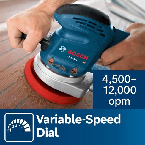 BOSCH GEX33-6N 6 In. Multi-Hole Random Orbit Sander/Polisher in Saudi Arabia
