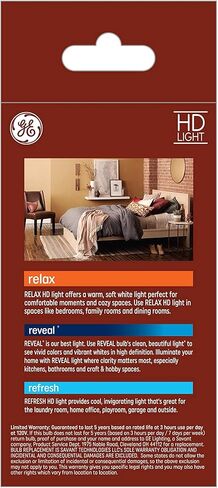 GE Relax LED 3-Way Light Bulb, 5/11/16 Watt, Soft White, A19 Bulb with Medium Base (Pack of 1 ( 5/11/16 Watt) in Saudi Arabia