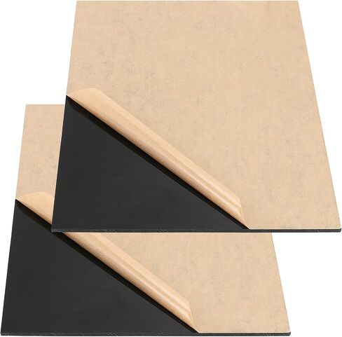 قطعتان من JAPCHET مقاس 11 × 14 × 1/4 بوصة من ورق الأكريليك الأسود، صفائح زجاج شبكي مصبوبة باللون الأسود غير شفافة، لوحة لوحة أكريليك سوداء مع ورق واقي للحرف اليدوية وإطارات الصور واللافتات ومشاريع العرض in Saudi Arabia