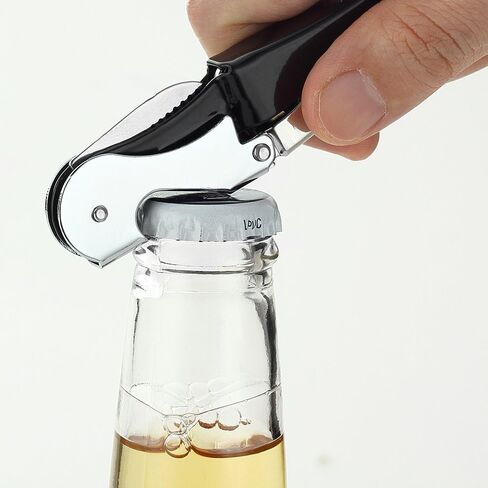 6 قطع فتاحة النبيذ Corkscrew مع قاطع رقائق بواسطة YWQ - فتاحة زجاجات سميكة من الفولاذ المقاوم للصدأ للجعة أو النبيذ - أحبها أو إرجاعها! ، تفتح بسهولة! مفك براغي فاخر الكل في واحد in Kuwait