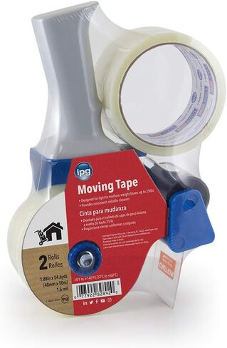 شريط متنقل Intertape Polymer Group 2892 IPG ، 1.88 بوصة × 54.61 ياردة ، شفاف (عبوة من قطعتين) in Kuwait
